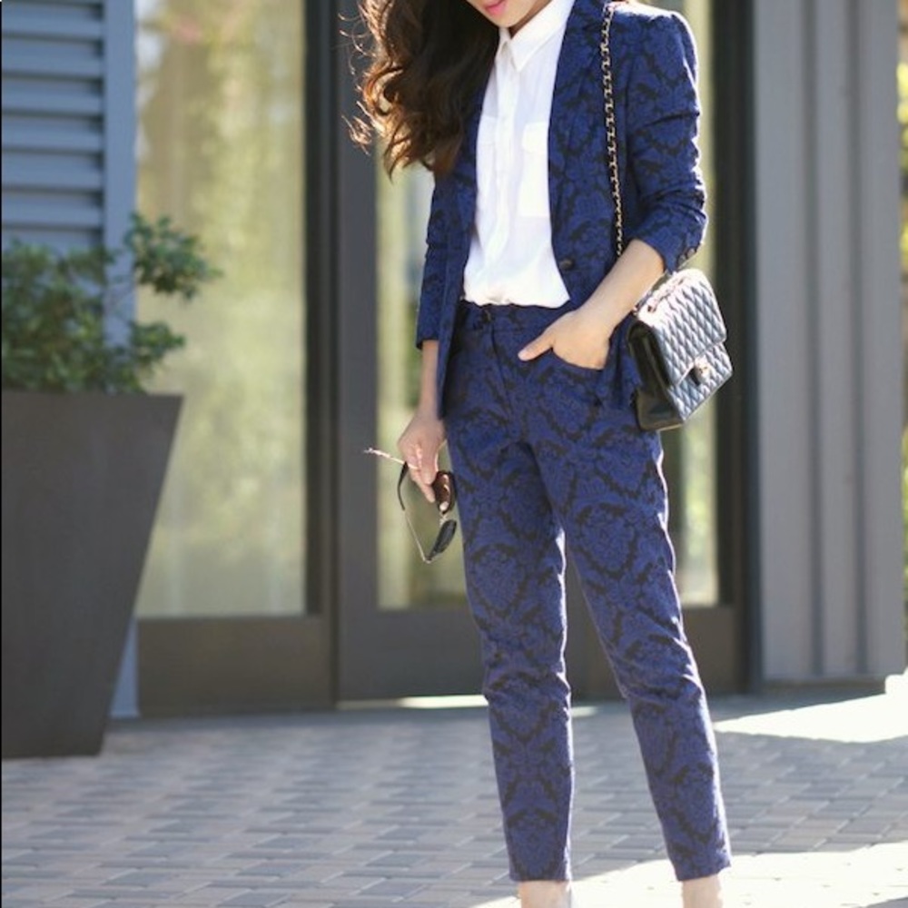 Ted Baker Blue Patterned Suit Set